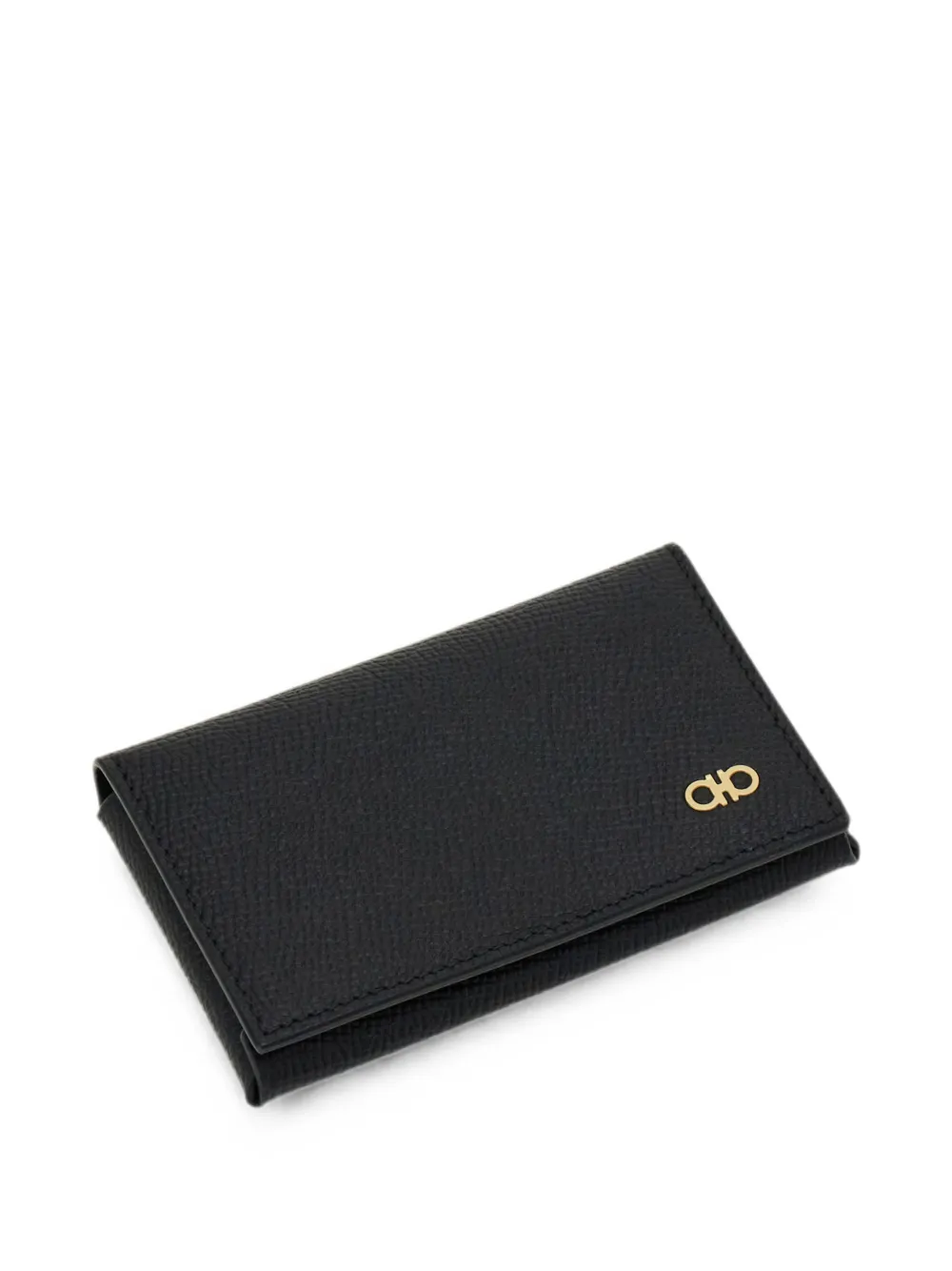 Ferragamo Micro Gancini pasjeshouder Zwart