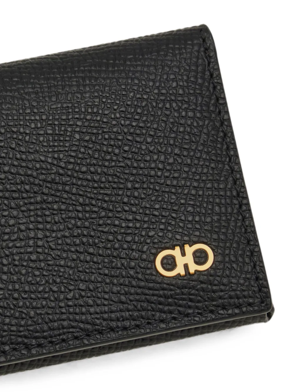 Ferragamo Micro Gancini pasjeshouder Zwart