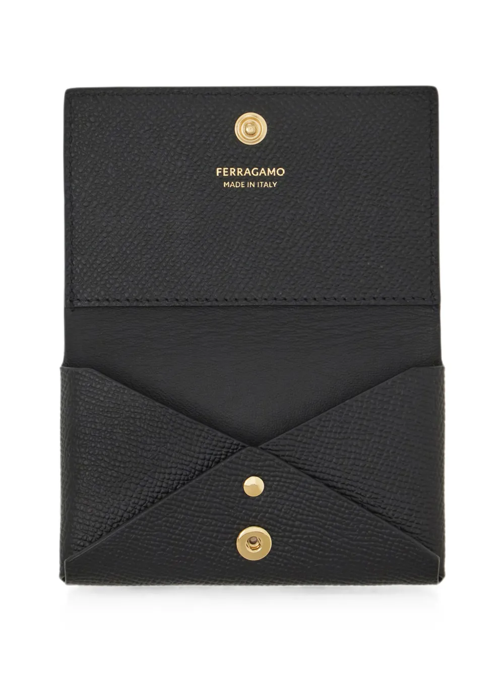 Ferragamo Micro Gancini pasjeshouder Zwart