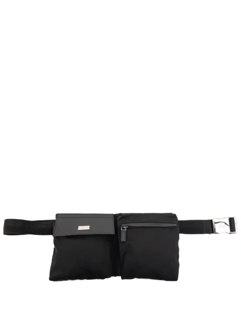 Gucci Pre-Owned 2000-2015 Nylon Double Pocket belt bag