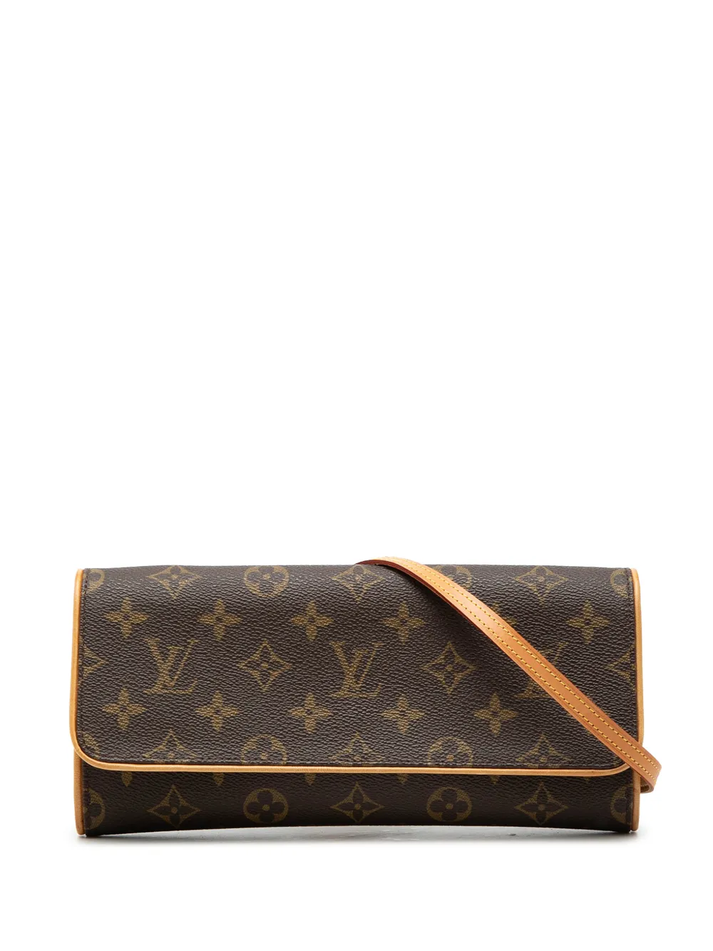 Louis Vuitton Pre-Owned 2000 Monogram Pochette Twin GM crossbody bag - Marrone