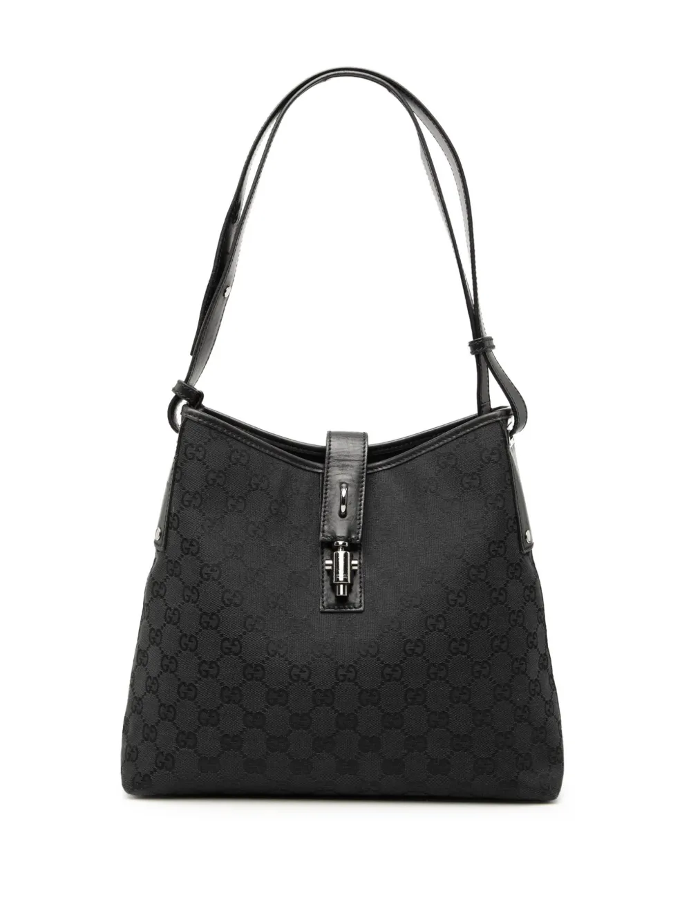 Gucci Pre-Owned 2000-2015 GG Canvas Piston shoulder bag - Nero