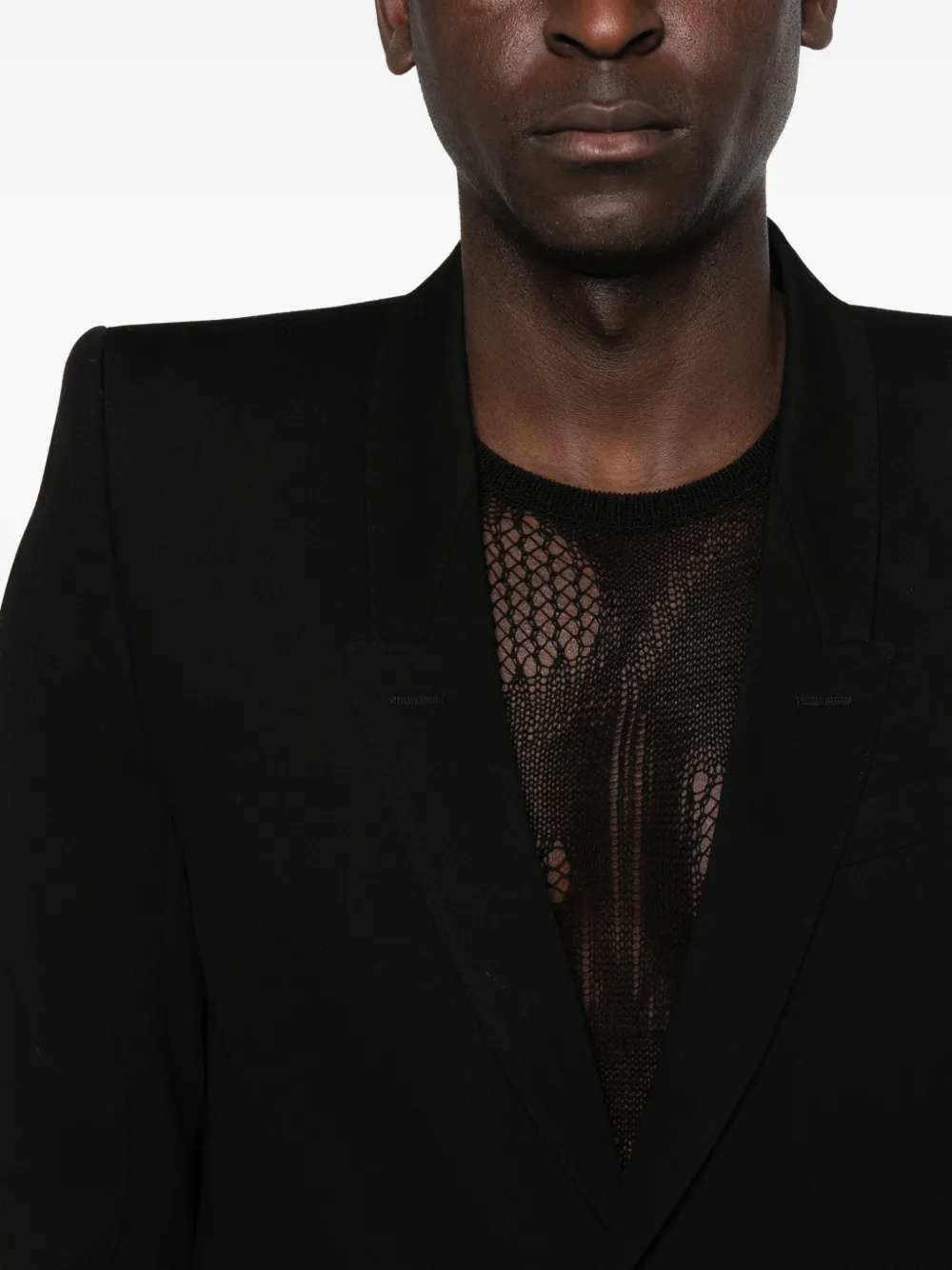 Rick Owens Blazer met lange mouwen Zwart