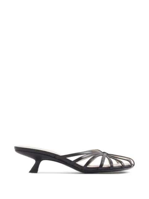 Mugler mules con detalle de nudo