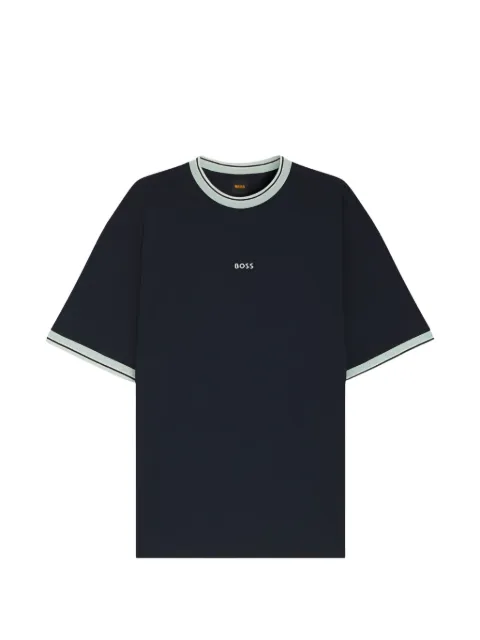 BOSS embroidered-logo T-shirt