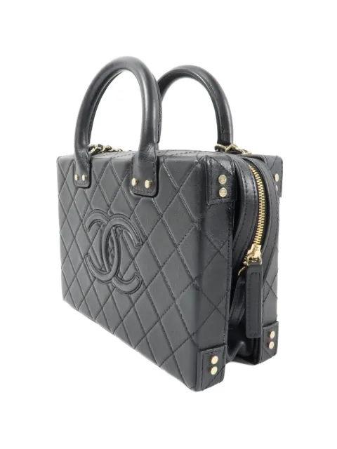 CHANEL Pre-Owned CC Vanity Case leather mini bag