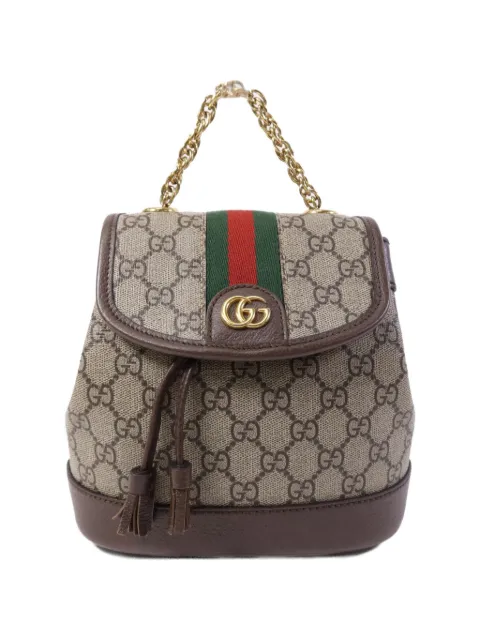 Gucci Pre-Owned GG Web backpack