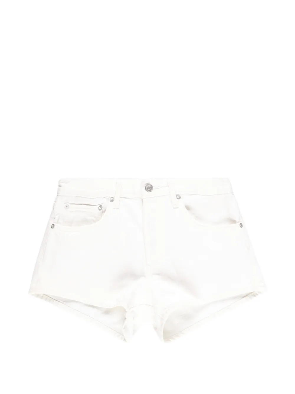 AGOLDE Parker denim shorts - Weiß