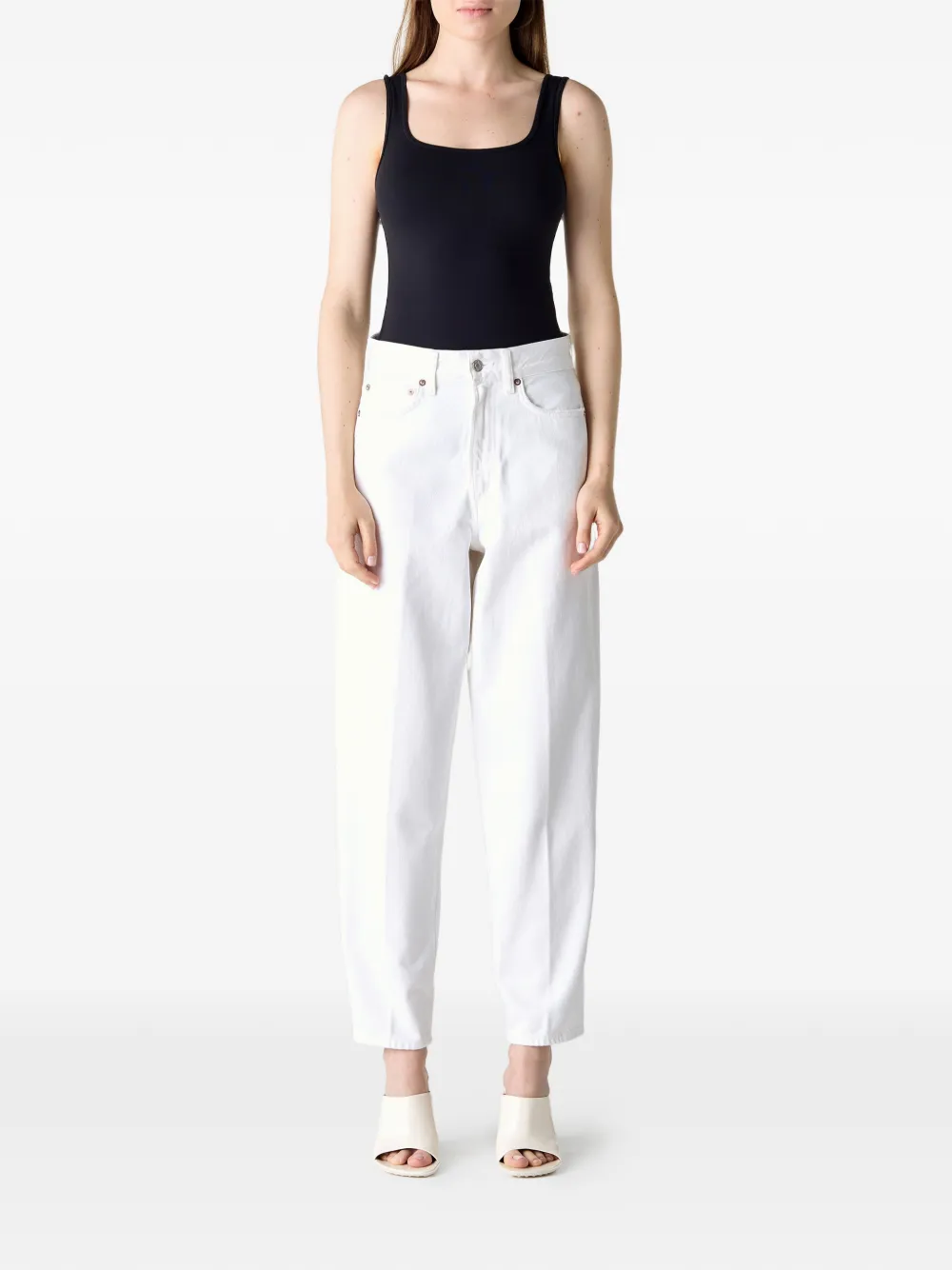 AGOLDE 80s straight jeans Wit