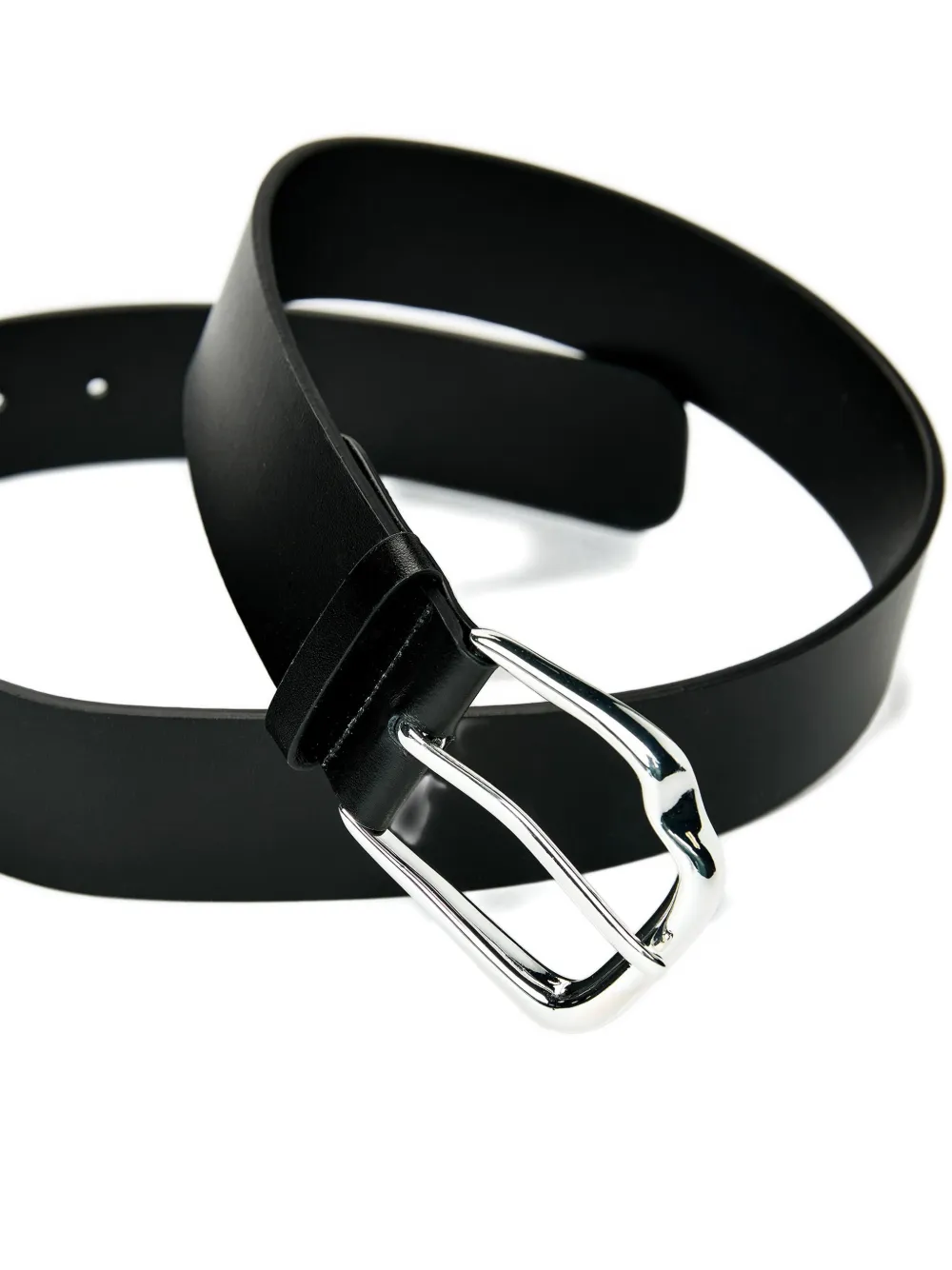 Christopher Esber Bitten Leather Belt In Brown