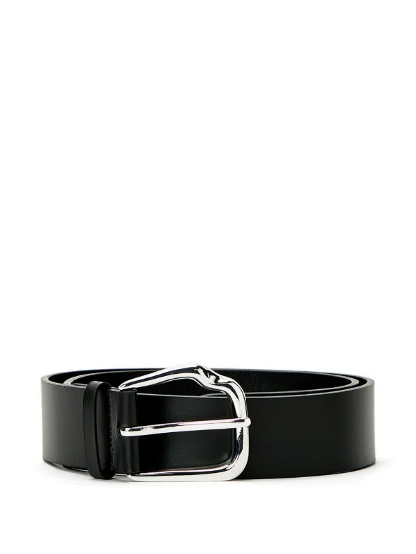 Christopher Esber Bitten Leather Belt in Black