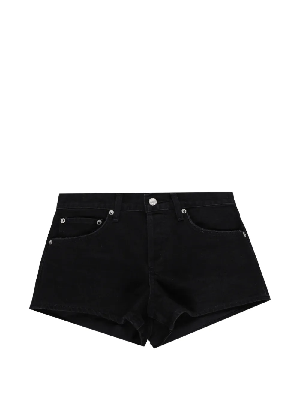 AGOLDE Parker denim shorts - Schwarz