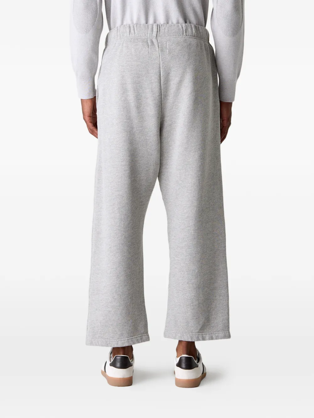 Les Tien Ruimvallende cropped trainingsbroek Grijs