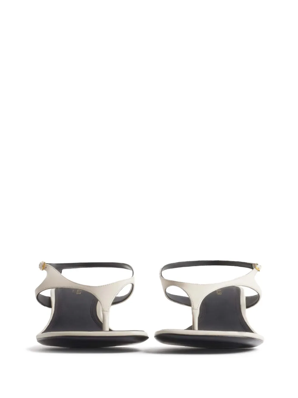 Mugler Thong Strap Sandals 45 in White, view 4