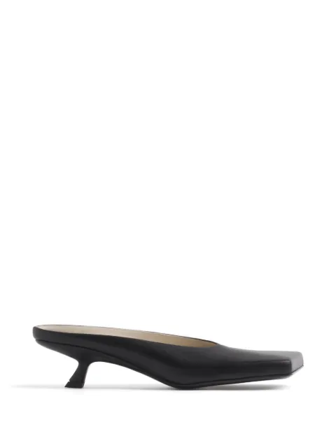 Mugler square-toe mules