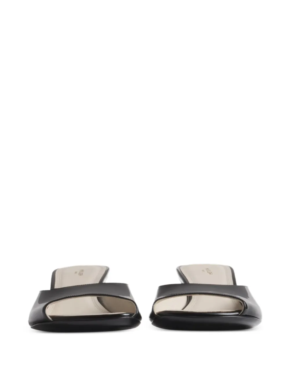 Mugler Peep-toe Mules 45 in Black, view 4