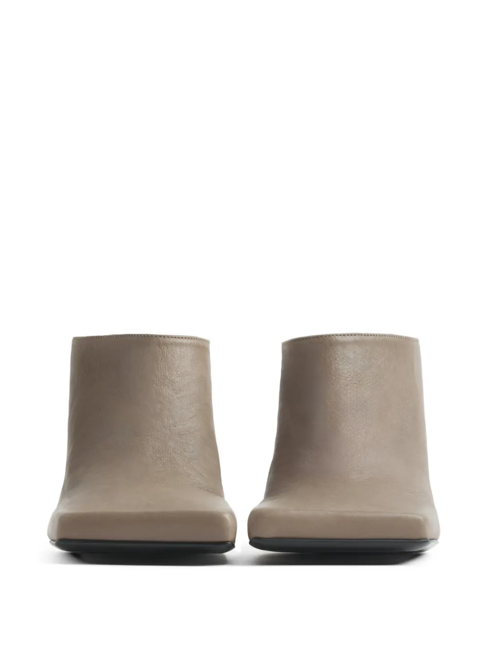 Mugler Muiltjes met vierkante neus Beige