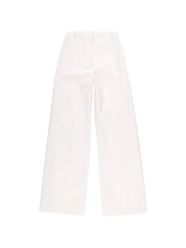 Nili Lotan Rivers Tailored Trousers in White