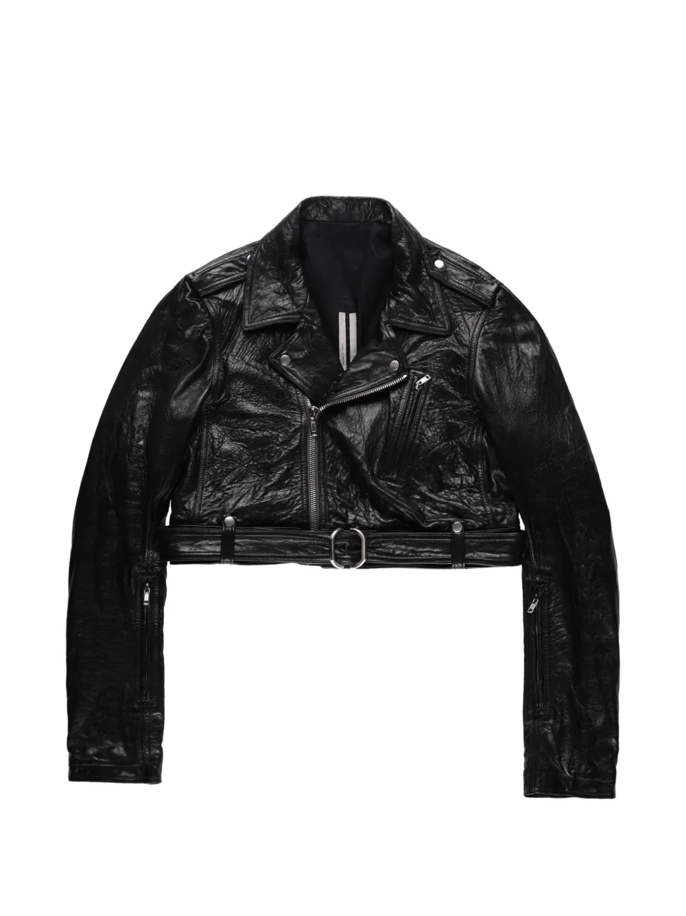 Rick Owens Luke Stooges cropped jacket - Schwarz