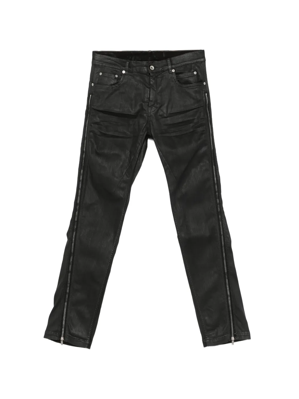 Rick Owens Vega side-zip jeans - Nero
