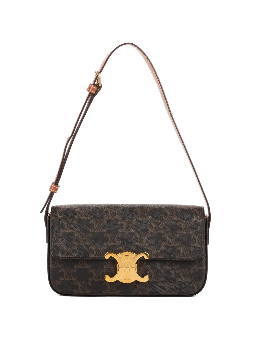 Celine Pre-Owned Triomphe shoulder bag - Brown
