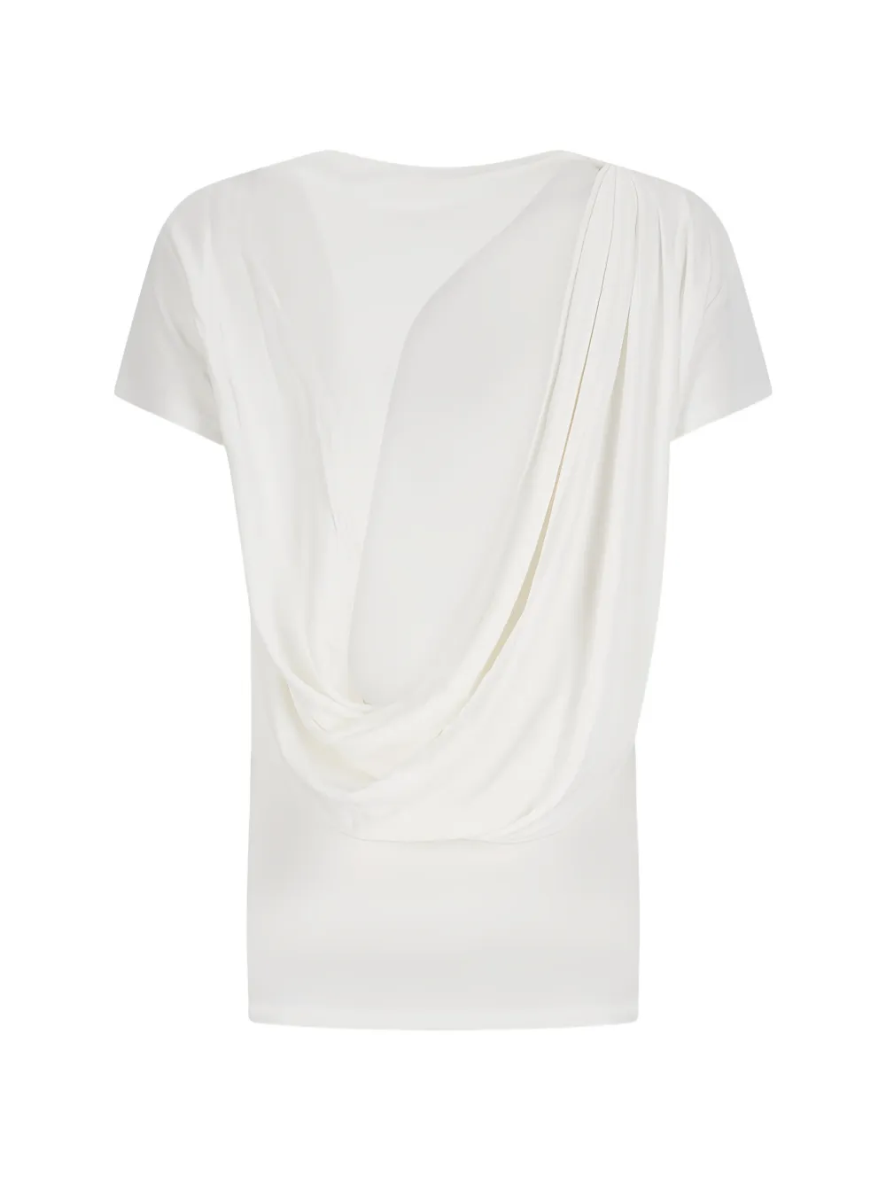 Jacquemus Mistral gedrapeerd T-shirt Wit