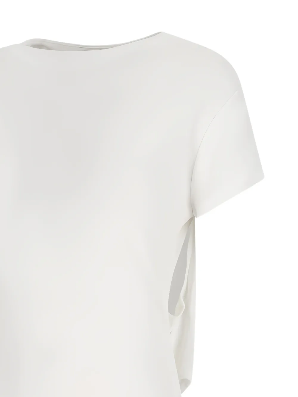 Jacquemus Mistral gedrapeerd T-shirt Wit