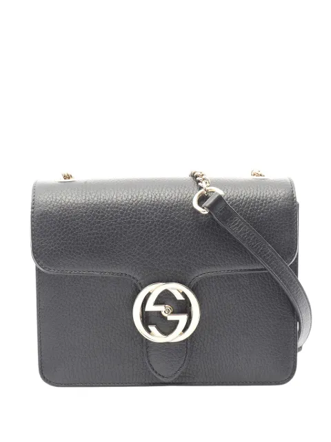 Gucci Pre-Owned 2016-2026 Small Dollar Calfskin Interlocking G crossbody bag