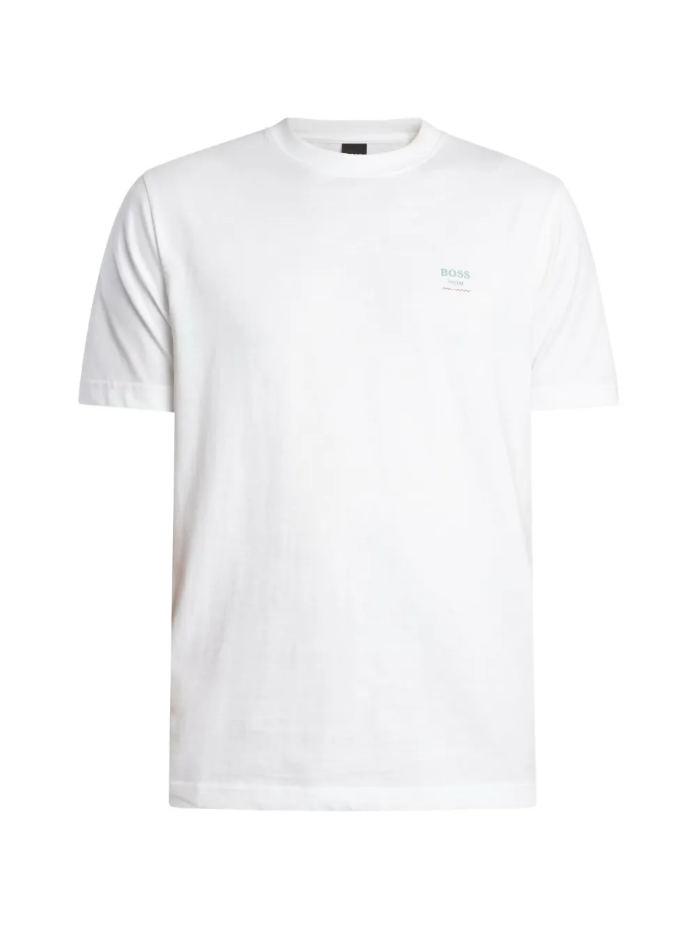 BOSS T-shirt met grafische print Wit