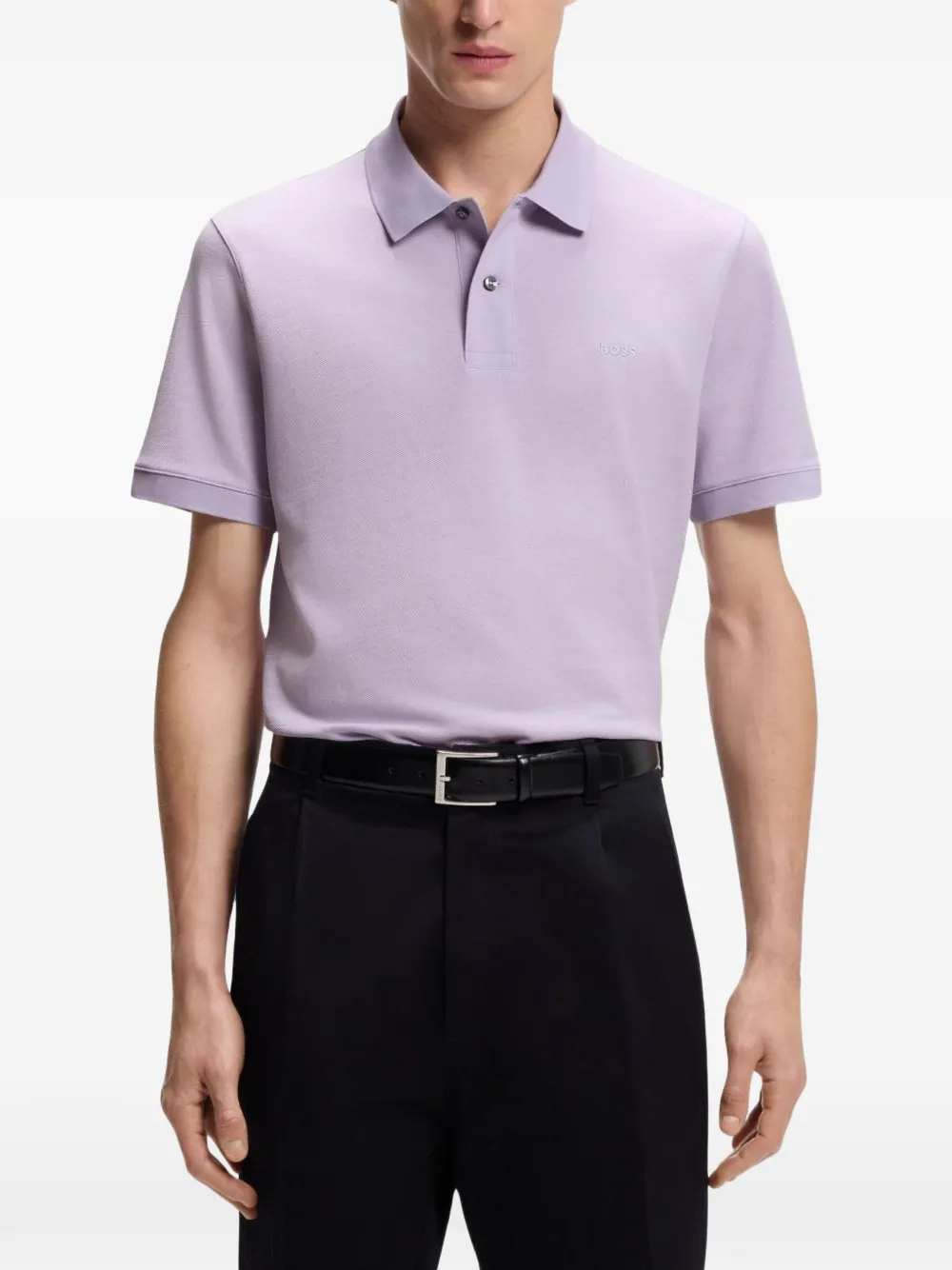 BOSS Poloshirt Paars