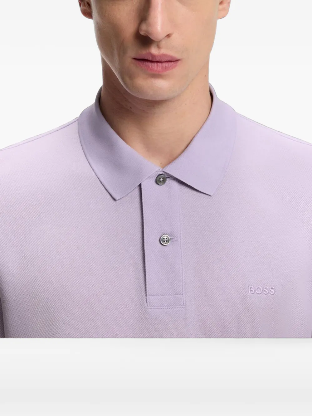 BOSS Poloshirt Paars