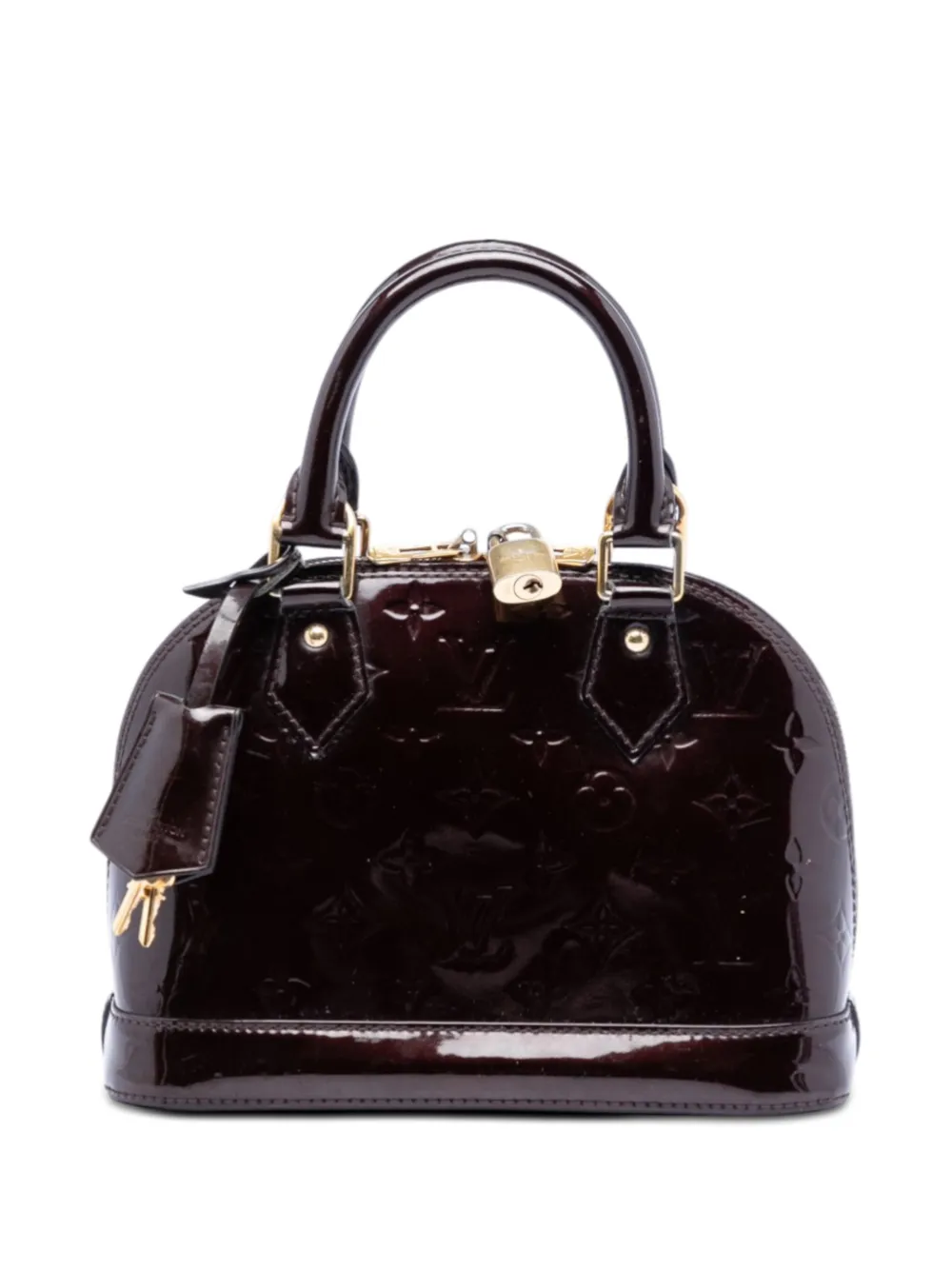 Louis Vuitton Pre-Owned 2013 Monogram Vernis Alma BB Satchel-Tasche - Violett