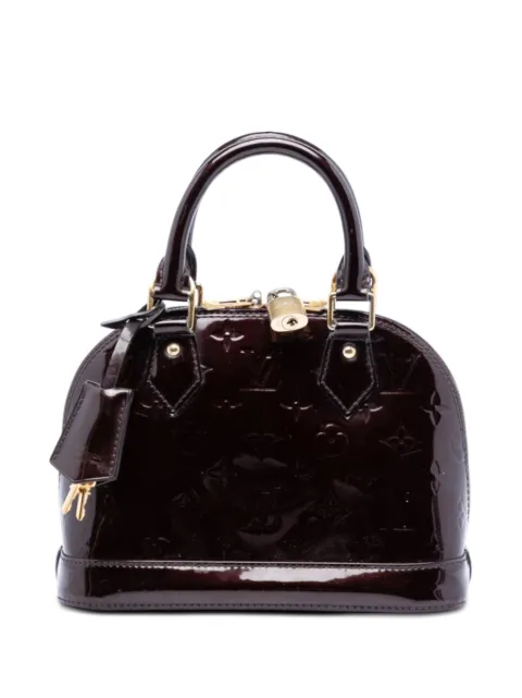 Louis Vuitton Pre-Owned 2013 Monogram Vernis Alma BB satchel