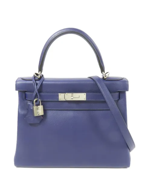 Hermès Pre-Owned Kelly 28 Retourne leather shoulder bag