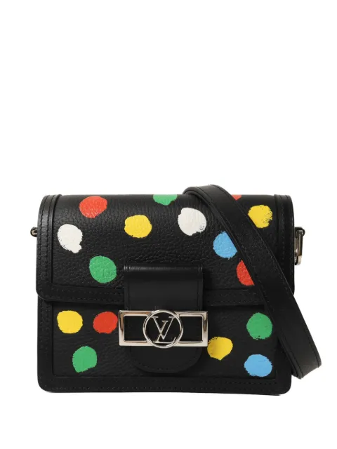Louis Vuitton Pre-Owned Mini Dauphine polka-dot messenger bag