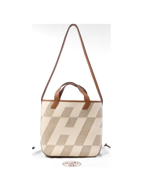 Hermès Pre-Owned Cabas H En Biais 27 two-way handbag