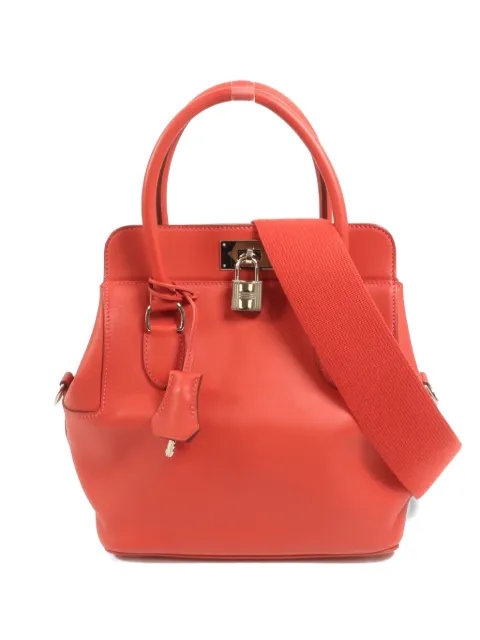 Hermès Pre-Owned 20 Toolbox leather shoulder bag