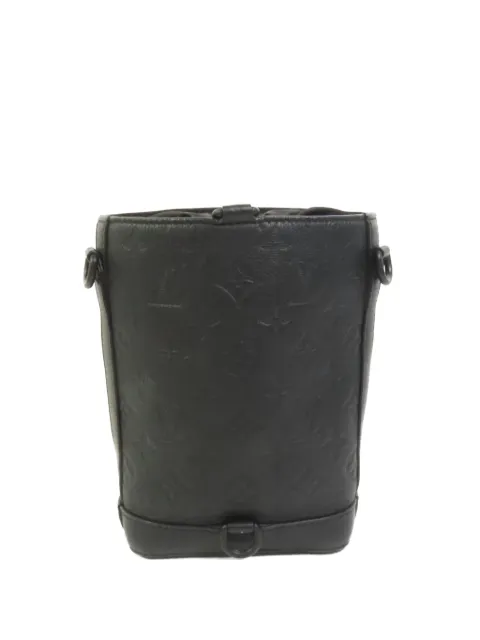 Louis Vuitton Pre-Owned Noe Sling Monogram Shadow leather bucket bag