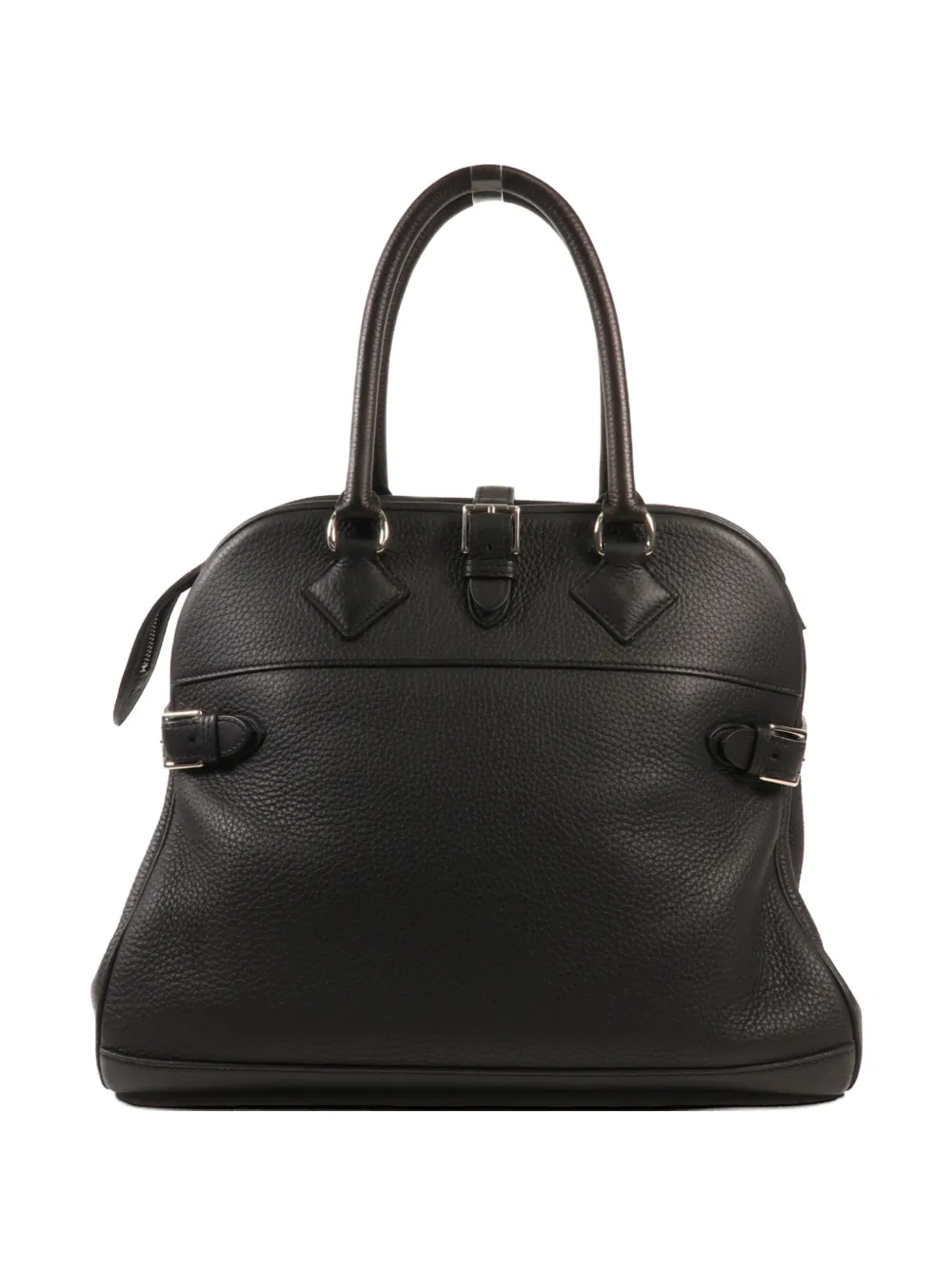 Pre-owned Hermes 35 Atlas Handbag In Black