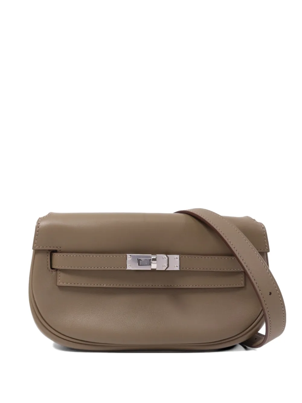 Hermès Pre-Owned Kelly Moove leather messenger bag - Marrone