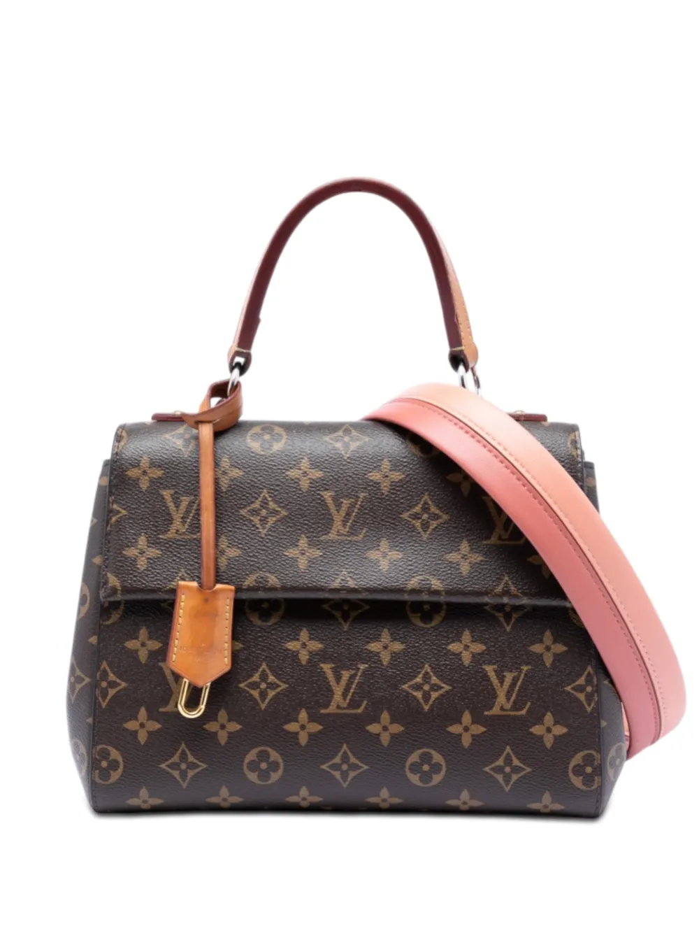 Louis Vuitton Pre-Owned Borsa a tracolla Cluny BB con monogramma 2017 - Marrone
