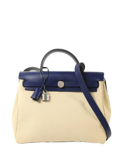 Hermès Pre-Owned PM Herbag canvas tote bag