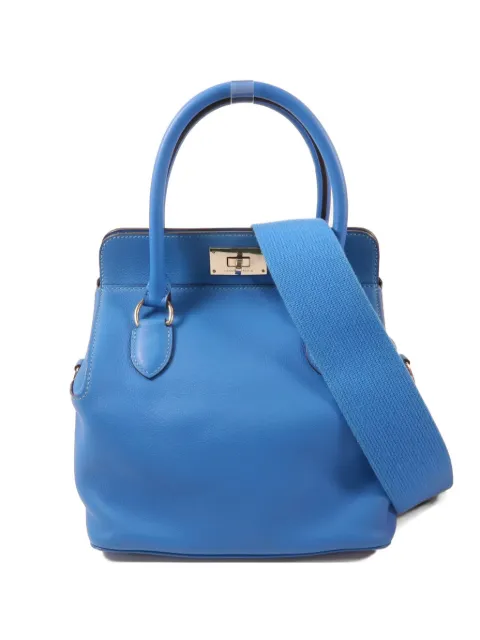 Hermès Pre-Owned Toolbox 20 leather tote bag