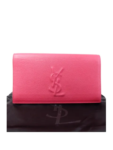 Saint Laurent Pre-Owned Belle De Jour leather clutch bag