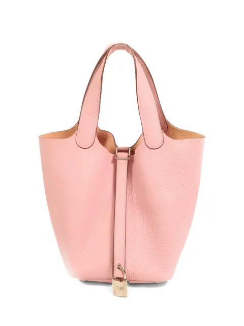 Hermès Pre-Owned PM Picotin leather tote bag