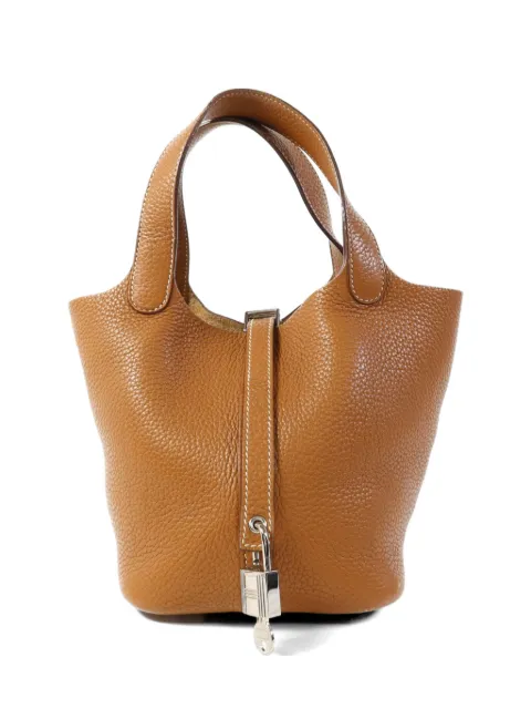 Hermès Pre-Owned PM Picotin leather tote bag