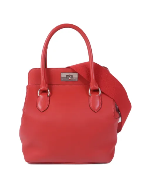 Hermès Pre-Owned 20 ToolBox leather tote bag