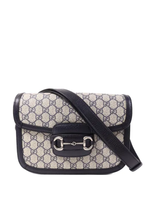 Gucci Pre-Owned Horsebit 1955 GG shoulder bag