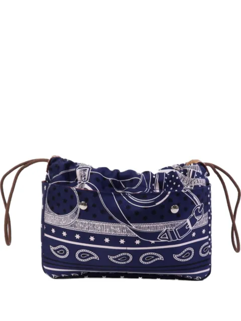 Hermès Pre-Owned paisley-print silk clutch bag