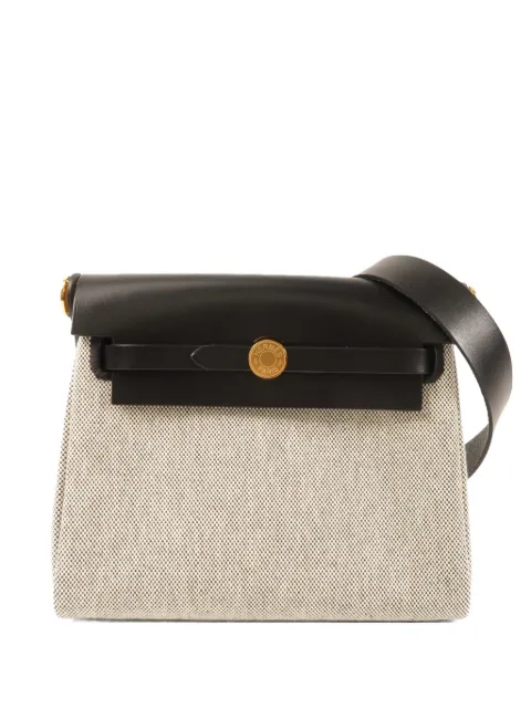 Hermès Pre-Owned mini Herbag canvas crossbody bag